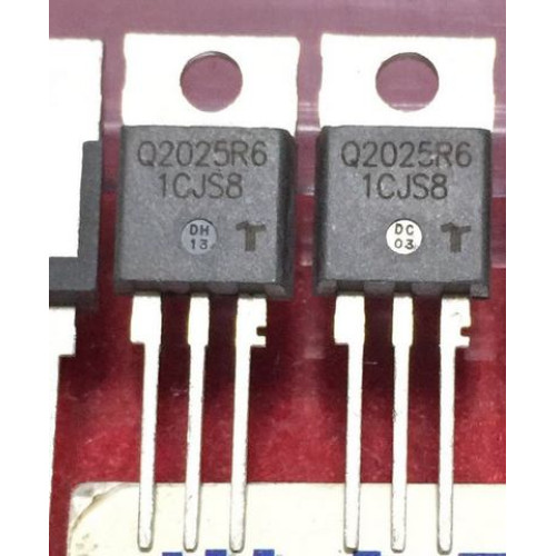 Q2025R6 Q2025 TO-220 silicon controlled rectifiers 5pcs/lot Q2025R6 Q2025 TO-220 silicon controlled rectifiers 5pcs/lot