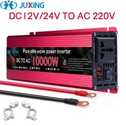 10000W Pure Sine Wave Vehicle-Mounted Power Inverter DC 12V/24V to AC 220V Power Converter, Can Design Exclusive Labels