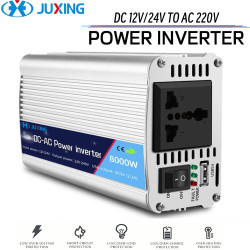 8000W Car Power Inverter DC 12V to AC 110V/220V Converter, Suitable for Vehicles, Homes, Outdoor