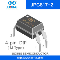 Juxing Jpc817-2 70MW Vceo35V Viso5000vrms Optocoupler with DIP-4 Package