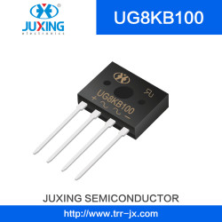 Juxing Ug8kb100 Vrrm1000V Vrms700V I (AV) 8A Ifsm80A Vf1.1A Bridge Rectifiers with D3K Case